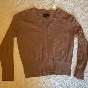 Brown V Neck sweater